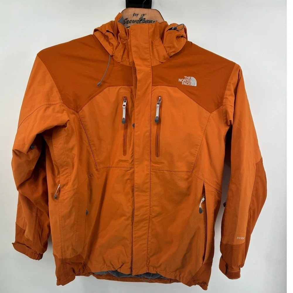 The North Face Prodigy HyVent Ski Jacket  XL Orange RECCO Avalanche Reflector‎